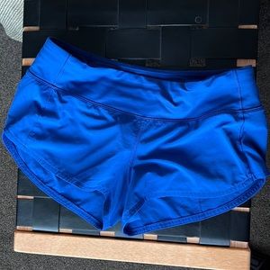 Lululemon Speed Up Short Size 6 - Blue - 2.5” inseam